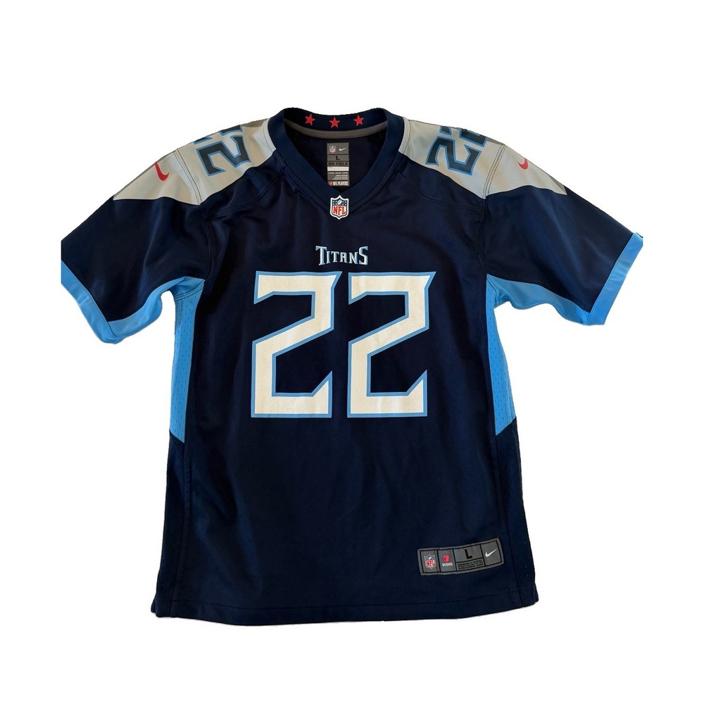 Nike On Field Derrick Henry NFL Tennessee Titans Jersey Youth Large 14-16